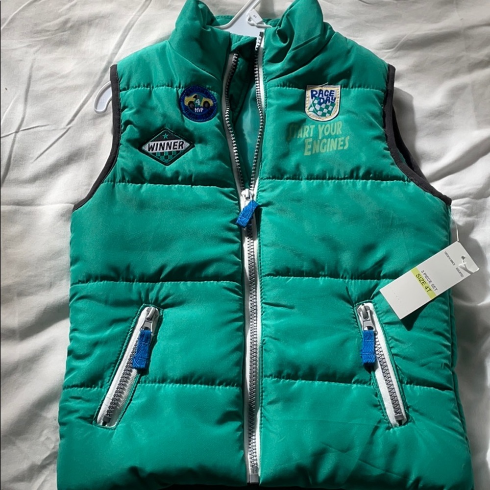 Vest. Tags on.